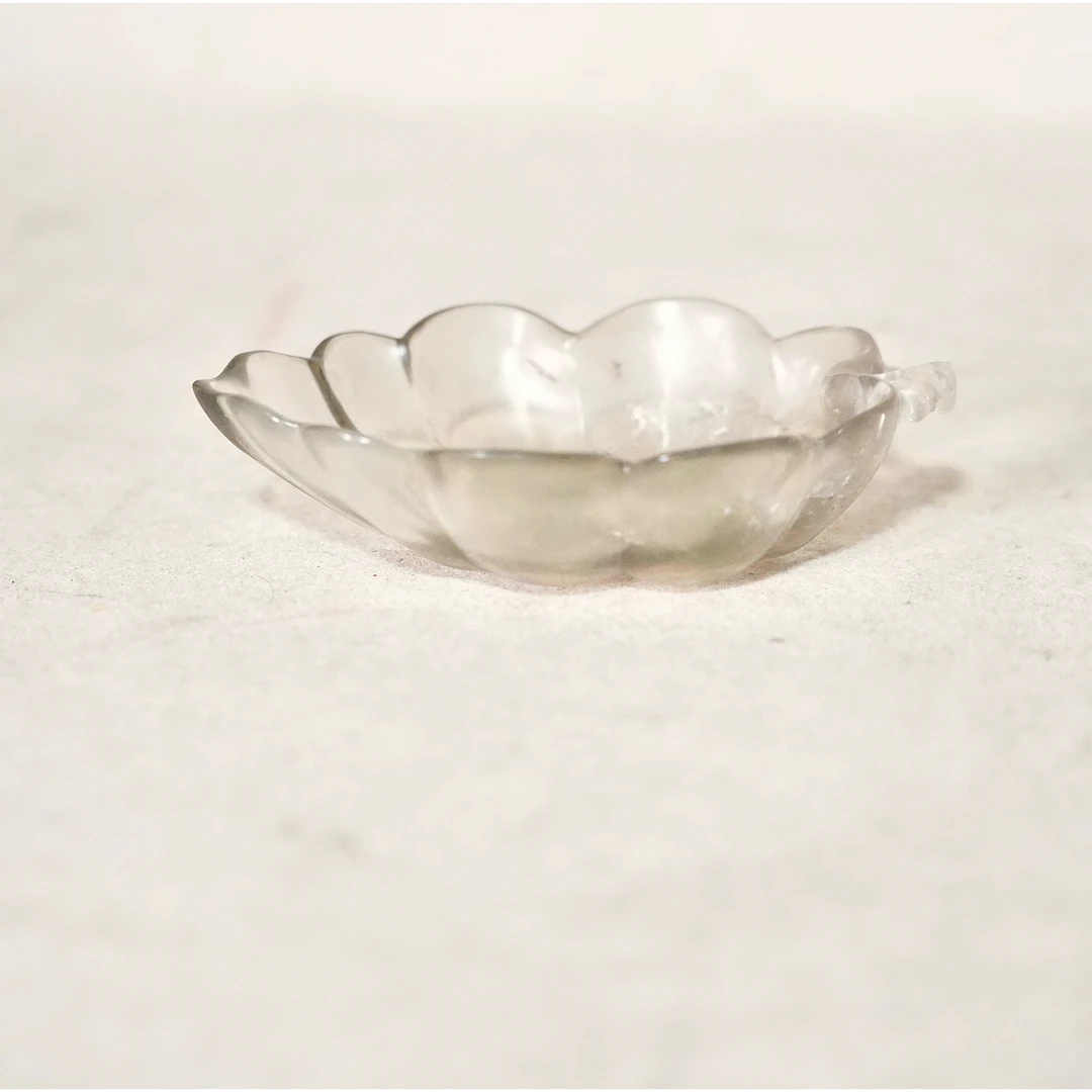文华开物第149期拍品 2 清 水晶树叶形笔洗