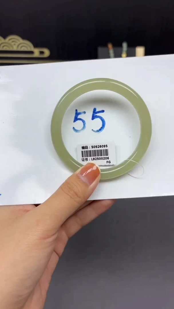 未镶嵌手镯和田玉6095