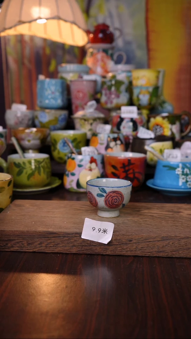 摆件泥垚手作 景德镇手工手绘陶瓷器物