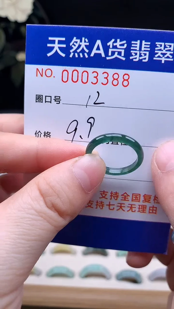 未镶嵌戒指翡翠12#