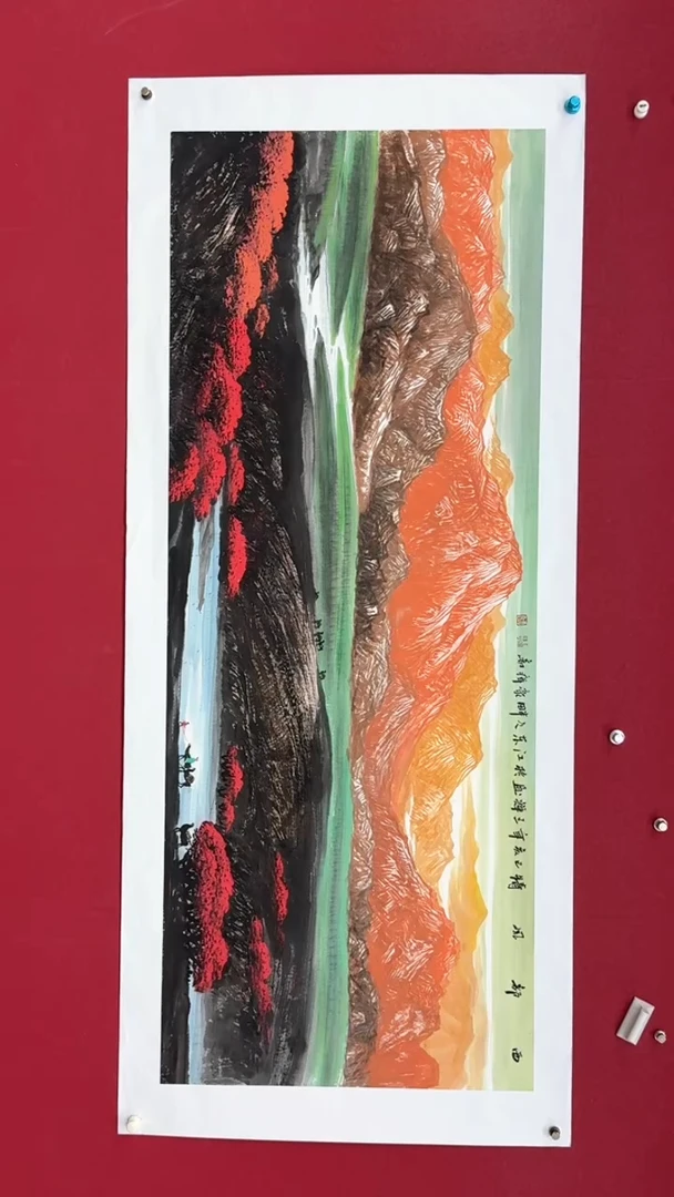 国画国画绘画山水花鸟