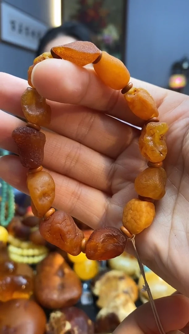 手串琥珀未镶嵌手串
