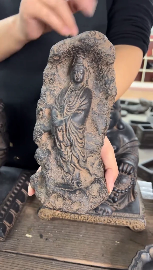 陶土【火山泥】普慈观音