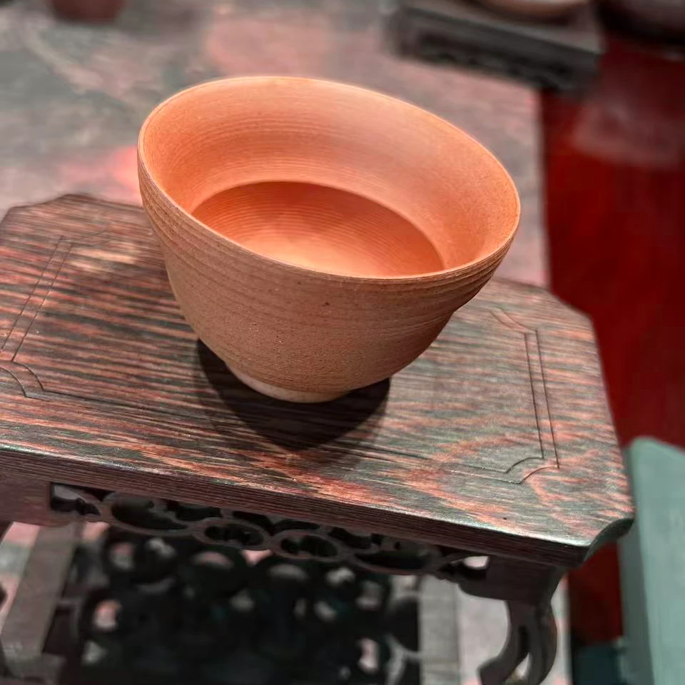 [拙器雅集]老岩泥家用品茗杯茶杯陶瓷直口杯喇叭杯闻香杯个人喝茶