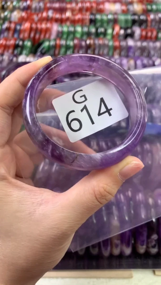 【闪购商品】水晶水晶手镯G未镶嵌614-55