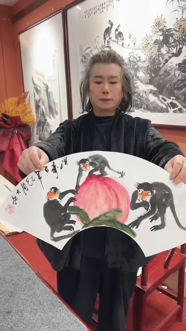 国画周大拙/国画/花鸟