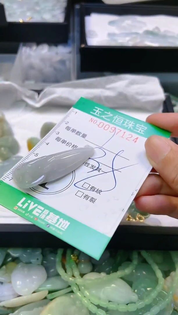 翡翠未镶嵌颈饰闪购0097124