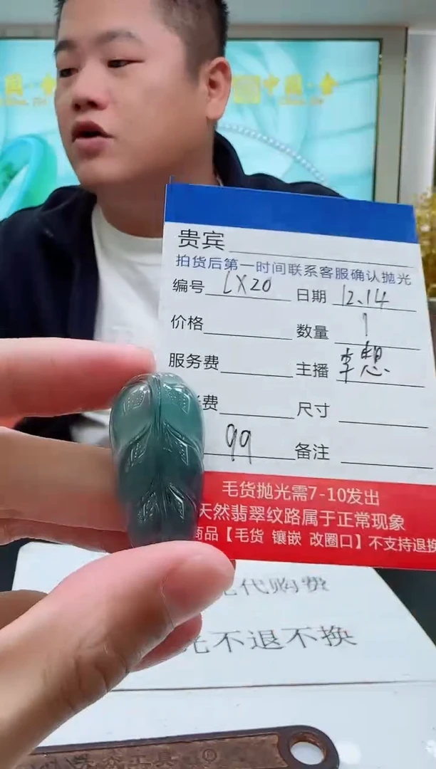 颈饰未镶嵌翡翠LX20翡翠吊坠-多样性发其一