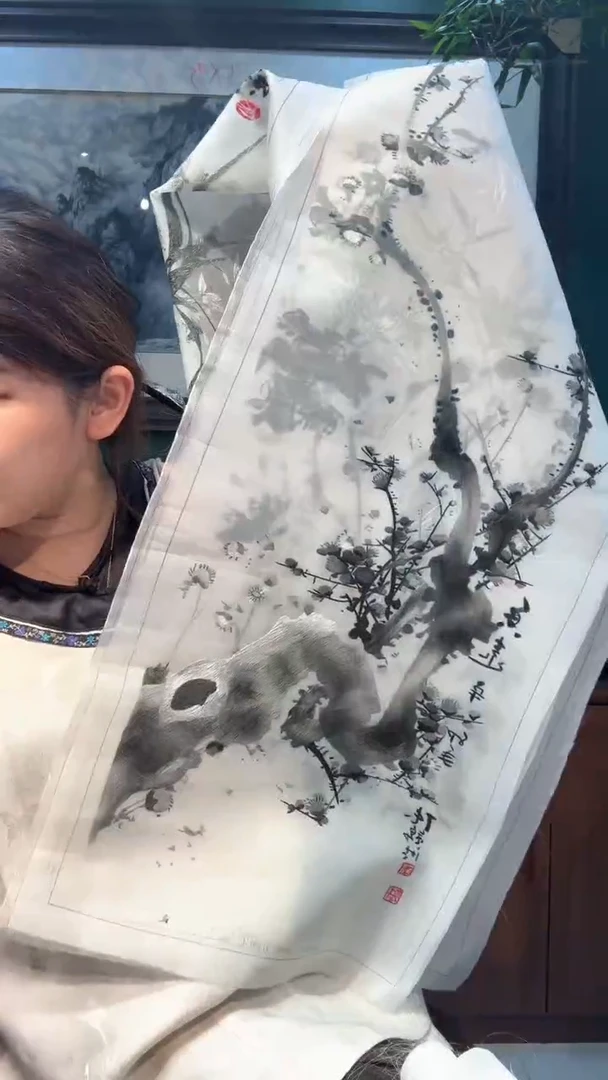 刺绣非遗苏绣手工工艺品绣片50*50