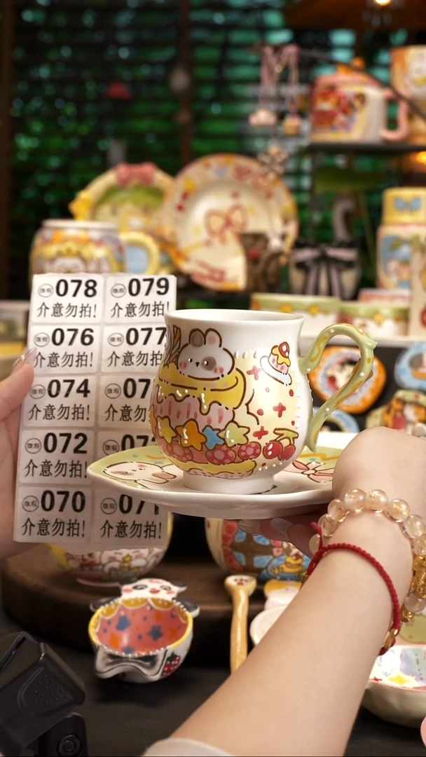 透****售【原创设计】景德镇手绘陶瓷