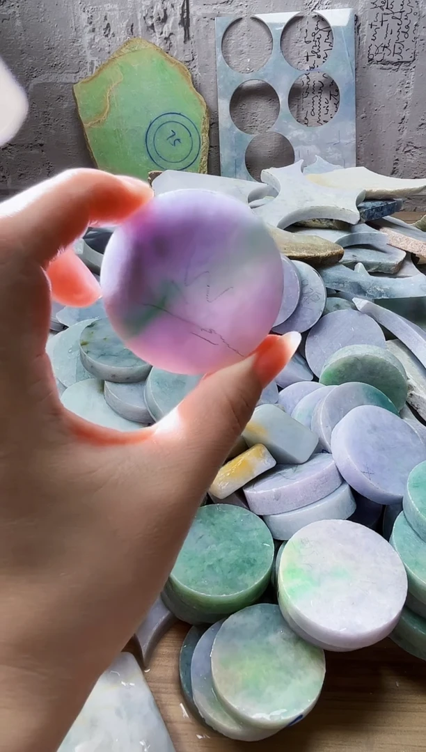 裸石翡翠天然翡翠A货310