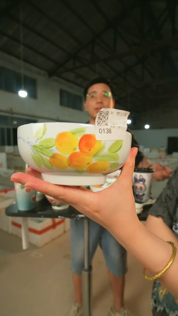 陶瓷景德镇高温釉下手绘陶瓷