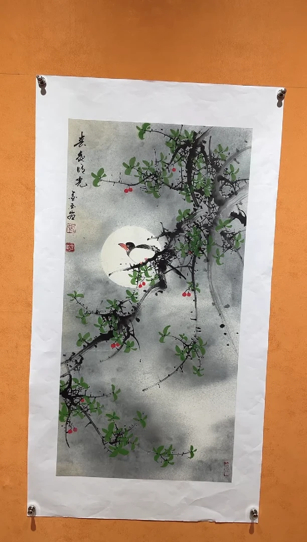 国画刘金玉老师亲笔手绘