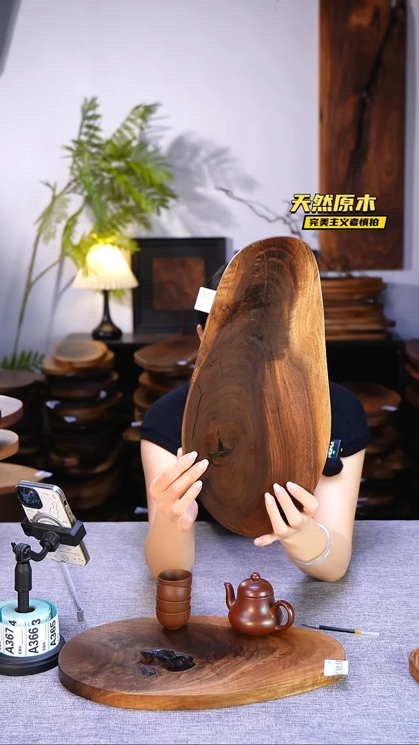 木北美黑胡桃原木.干裂疤结不属于商品质量问题完美主义者慎拍