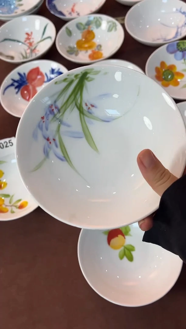 陶瓷景德镇高温釉中彩陶瓷餐具