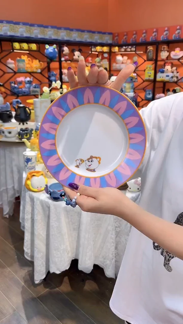 瓷片@@陶瓷茶壶太太糕点盘