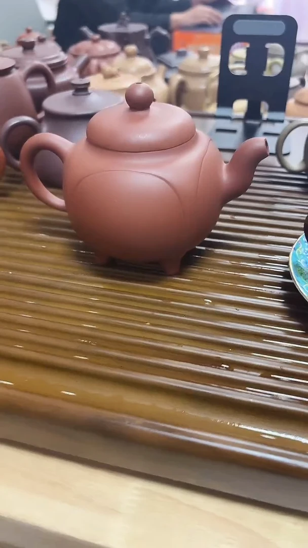 茶壶紫砂清水泥四足鼎