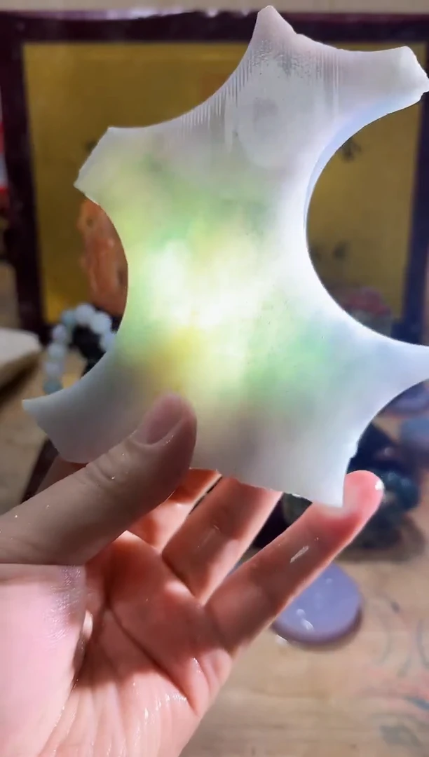 未镶嵌挂件翡翠A货常星7337