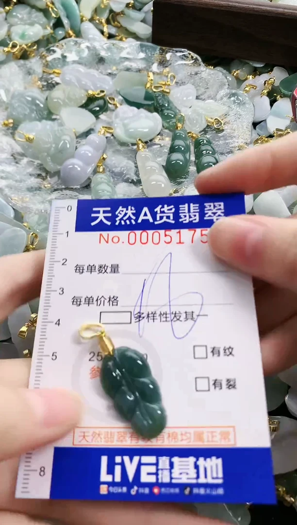 颈饰未镶嵌翡翠天然A货翡翠