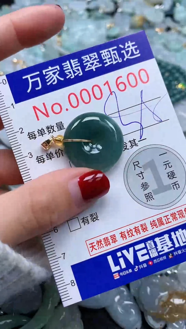 吊坠(不含链)未镶嵌翡翠1600