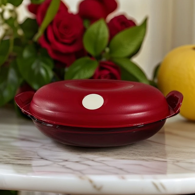 (海)多种容量孤品红色螃蟹微波盒保鲜盒