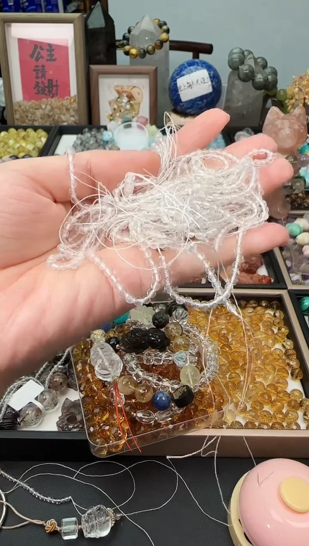 未镶嵌颈饰水晶58a多样性发其一/7.8/1个