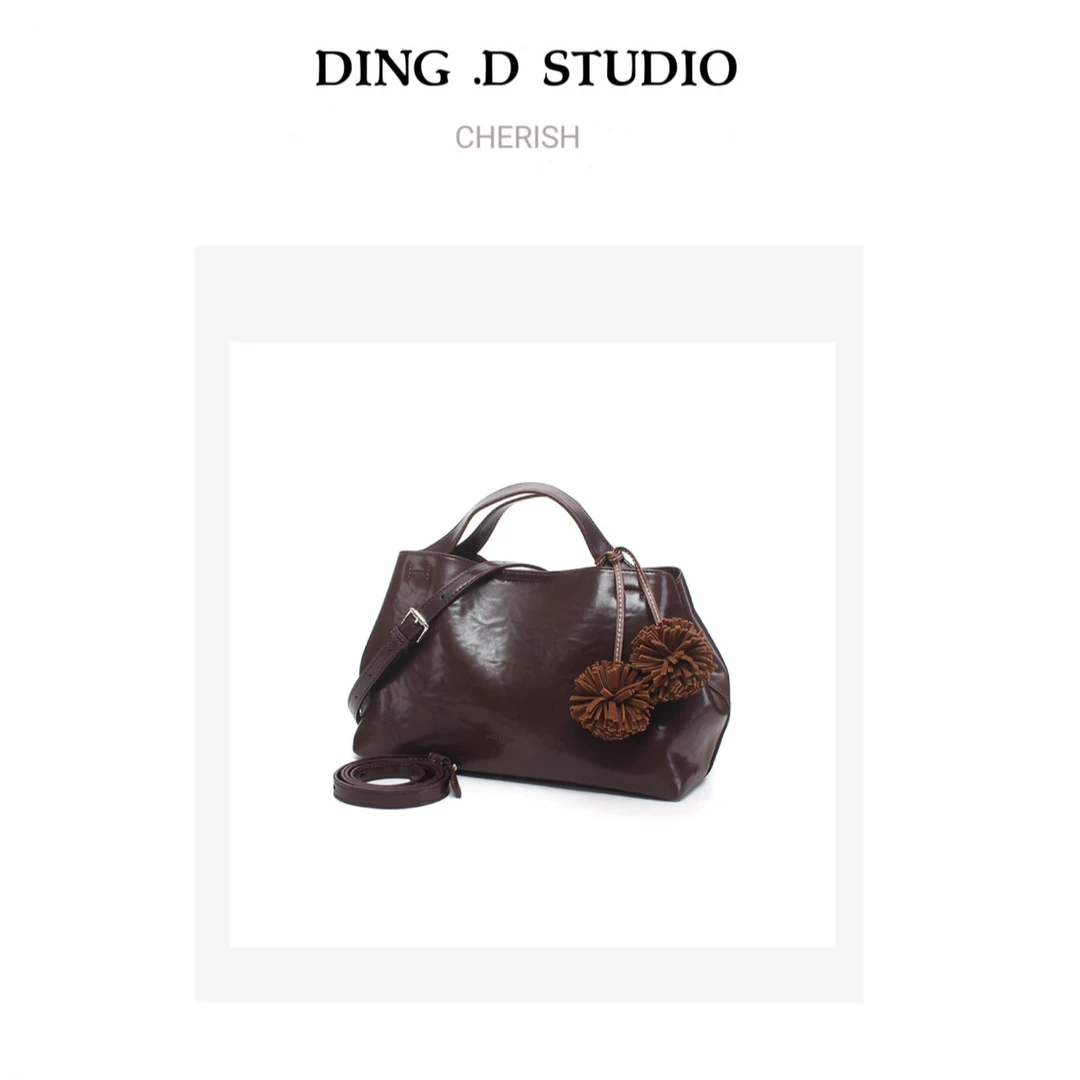 【栗子可可】DING.D新品百搭简约单肩休闲时尚气质ins女包24535