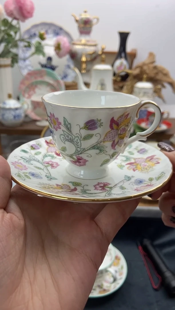 瓷片全新明顿摩卡谨慎参拍，防伪帖撕毁无售后