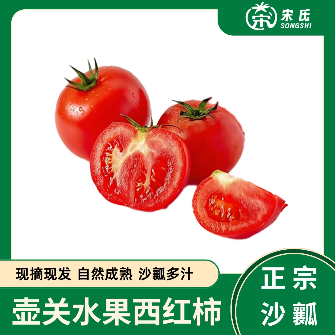 【水果西红柿】老品种水果西红柿起沙西红柿草莓心现摘现卖