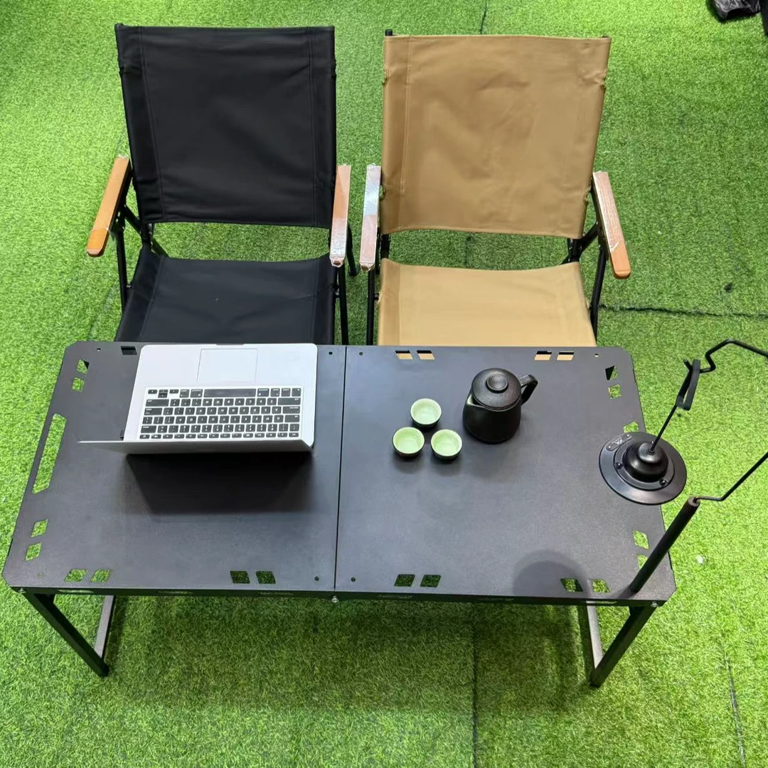 【104超大战术折叠桌】户外露营多功能速开可折叠战术桌可拓展便携