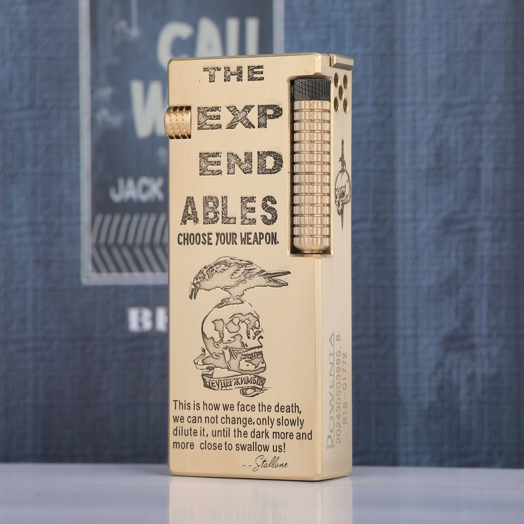 好运达天穹敢死队黄铜煤油打火机创意个性复古侧滑高密封男士礼