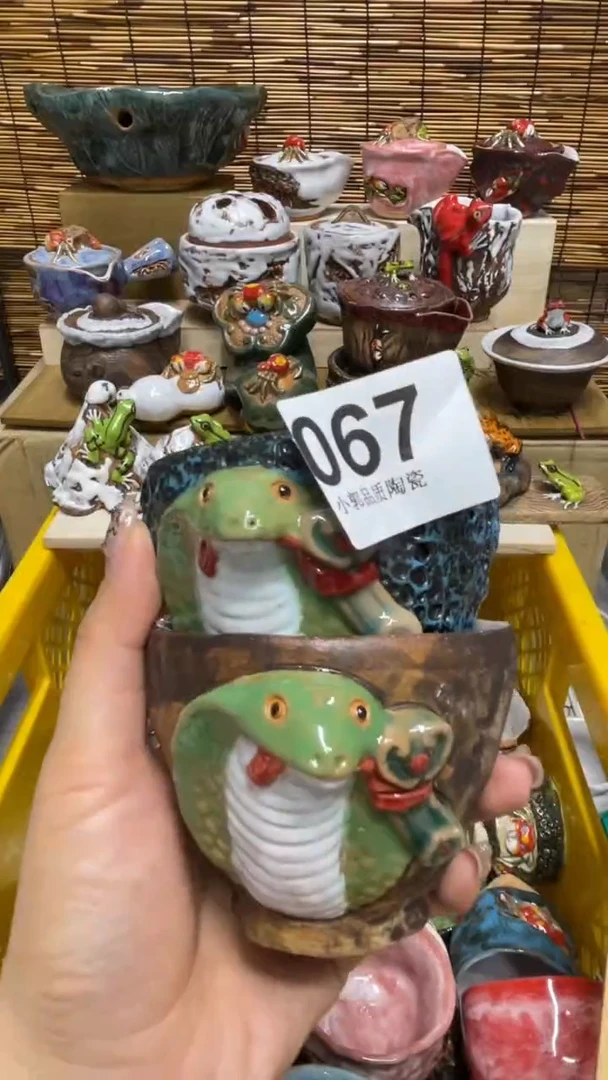 M****兰067精美粗陶手工柴烧