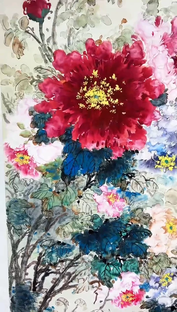 【闪购商品】国画周建真老师亲笔绘画作品29-94