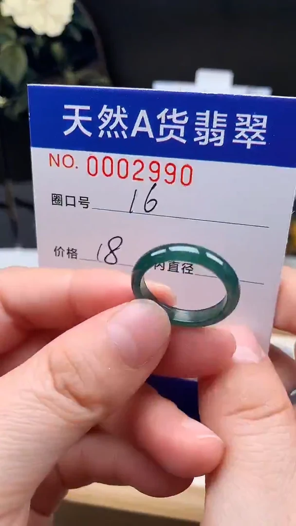 未镶嵌戒指翡翠16#
