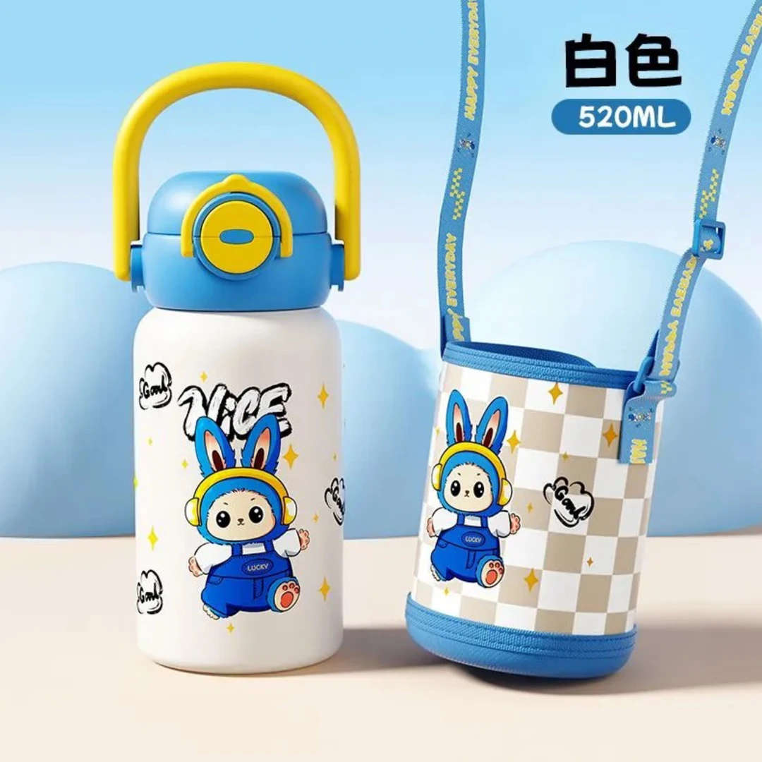 18-336儿童双饮316布袋保温杯