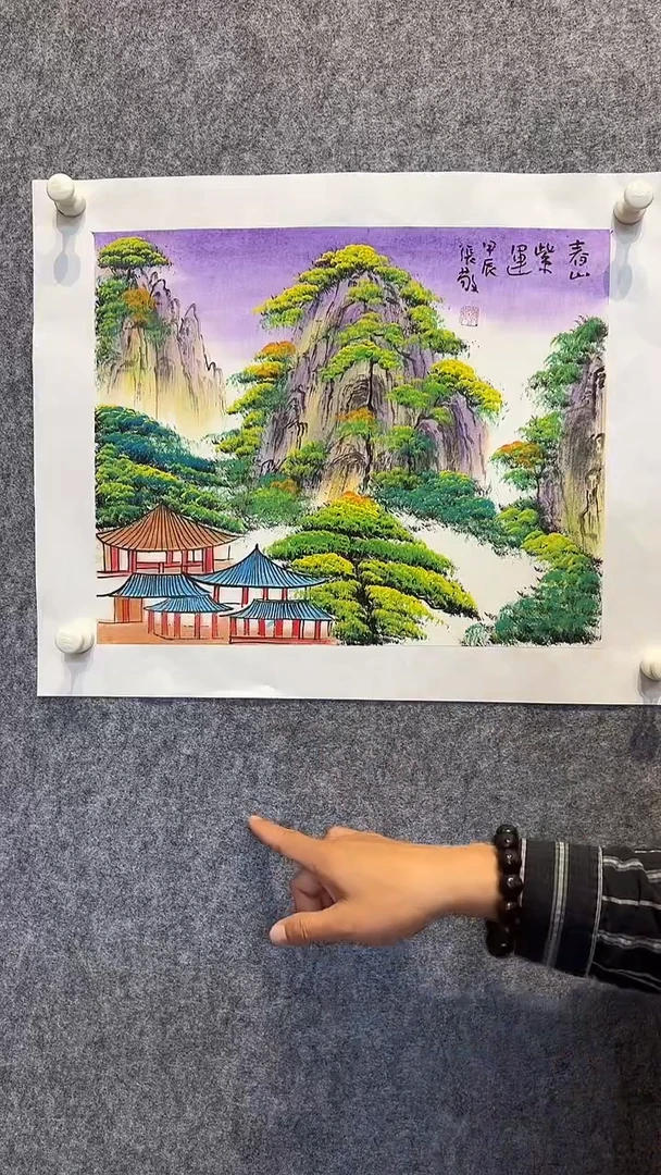 国画张敬国画作品3