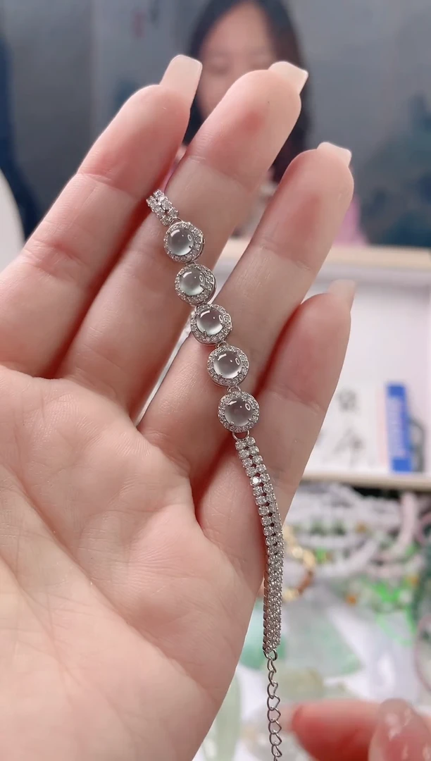 未镶嵌手链翡翠高冰手链