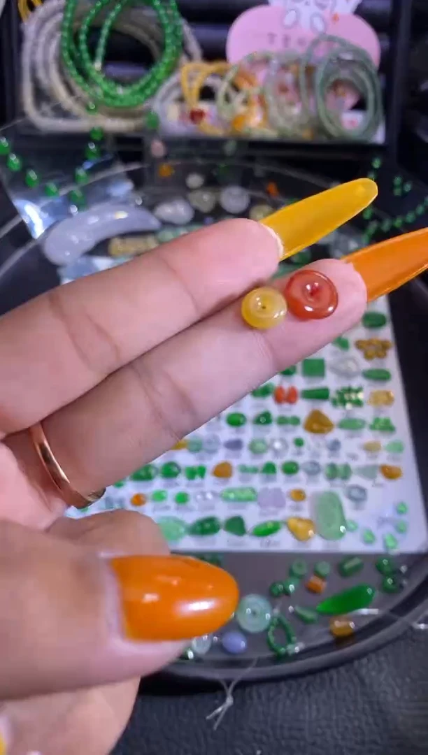 未镶嵌挂件翡翠扣子