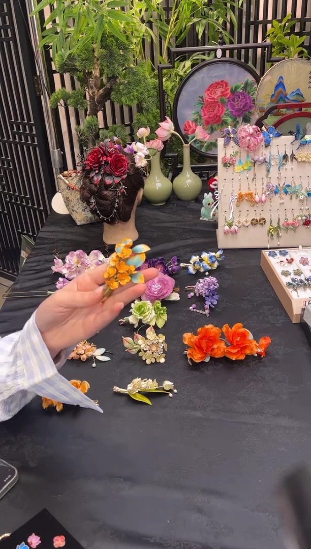 织绣?非遗苏绣手工饰品