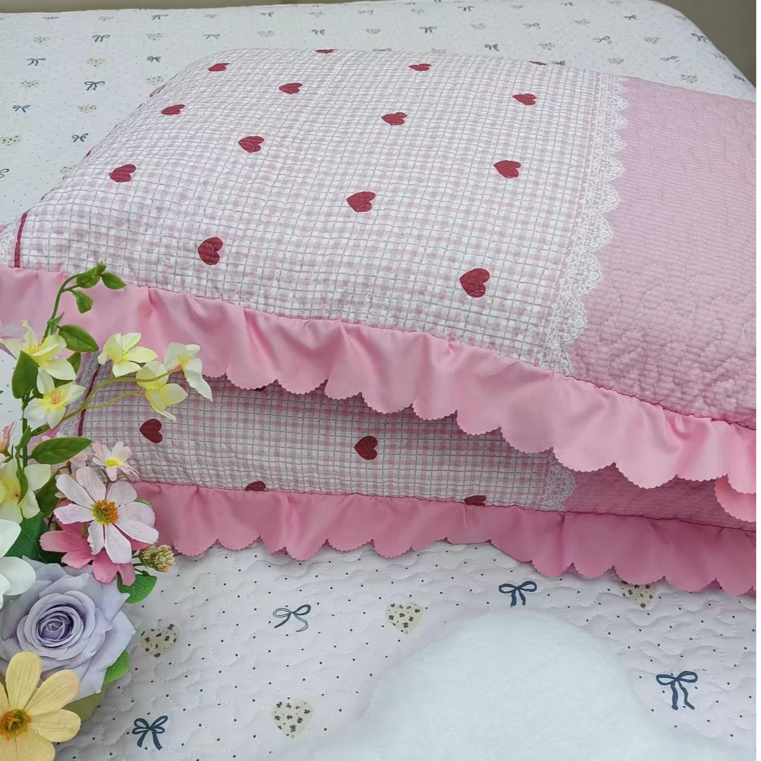 春夏新品有氧泡芙棉枕套