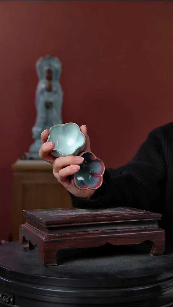 摆件大宋官窑【桃花杯】