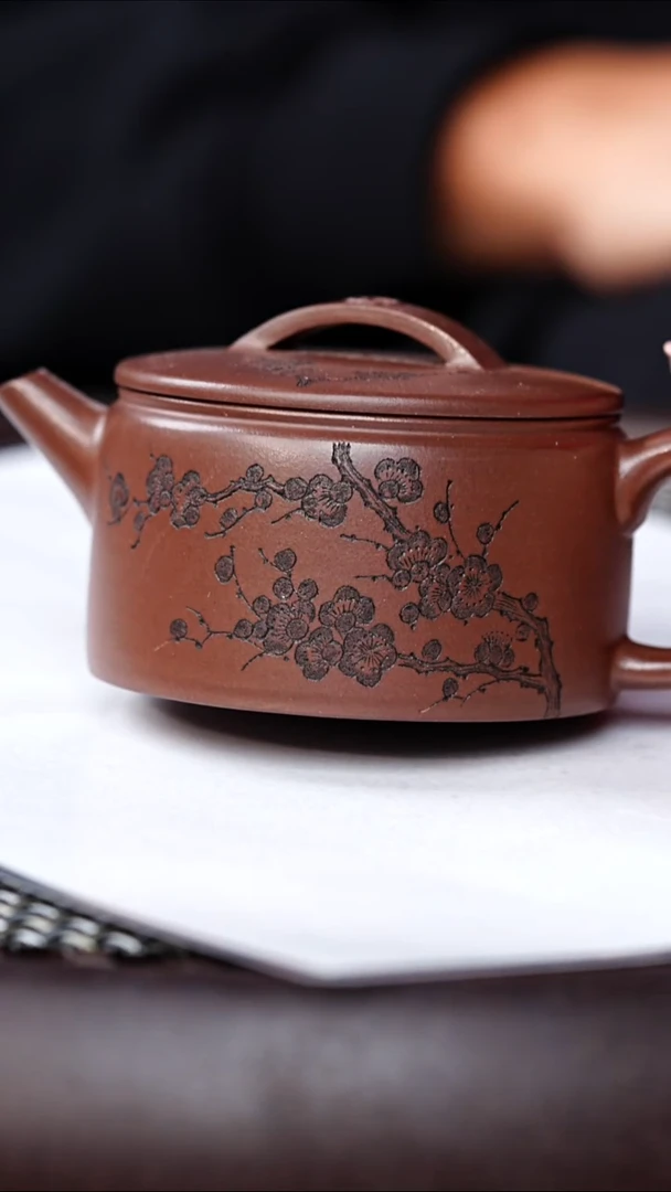 茶壶紫砂29 蒋工堂 汉瓦 四号井纯料底槽清 150毫升