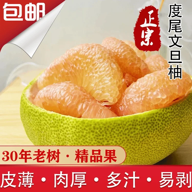 福建仙游度尾文旦柚新鲜现摘当季水果酸甜多汁适合孕妇