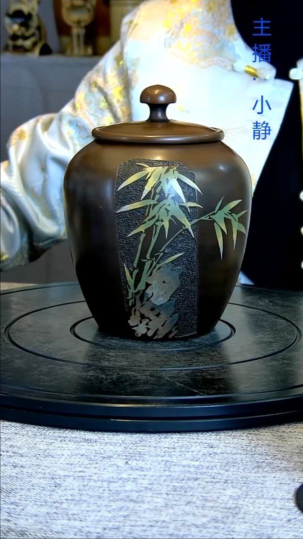 全手工紫陶茶罐精磨119
