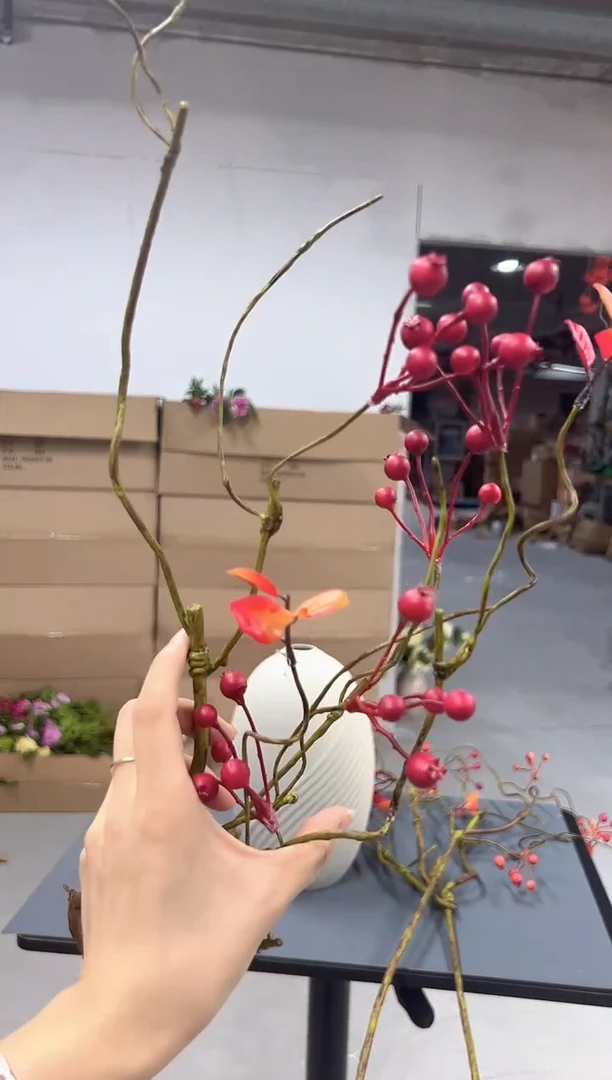 红色火棘果1枝装