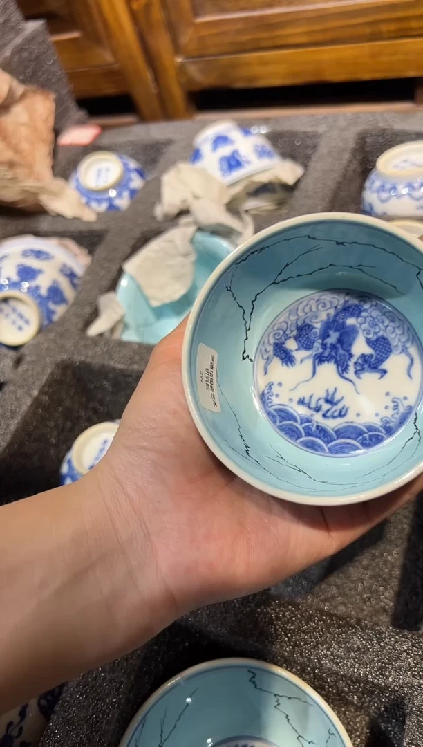 瓷片景德镇瓷器茶器茶杯