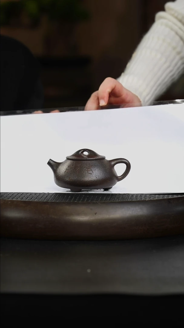 茶壶紫砂柴烧 5号井底槽清 石瓢