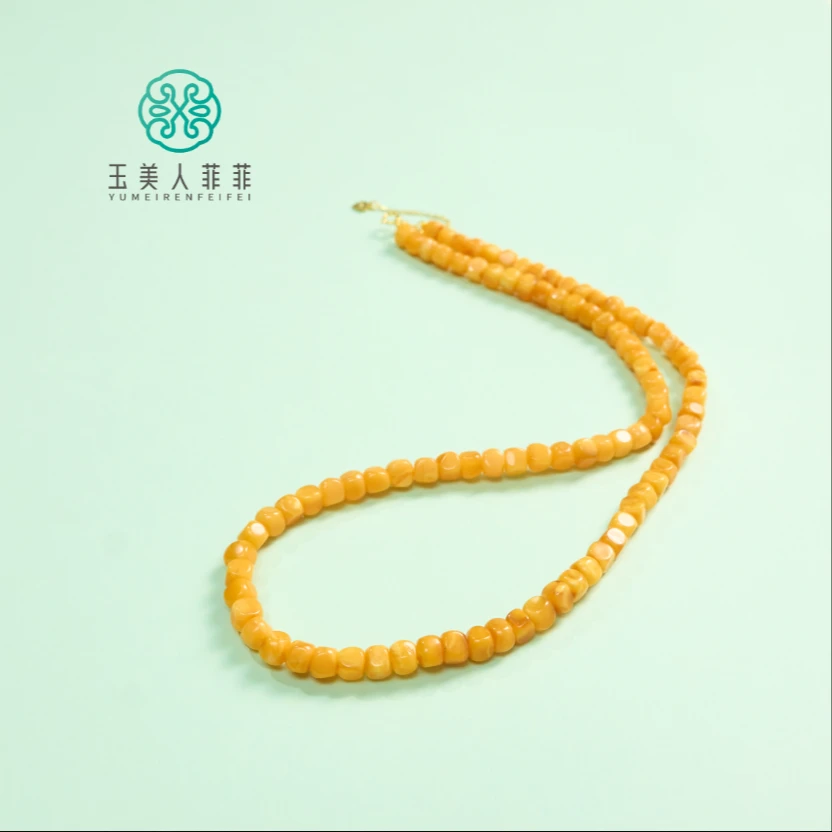 石惑珠宝~蜜蜡项链#多样性发一