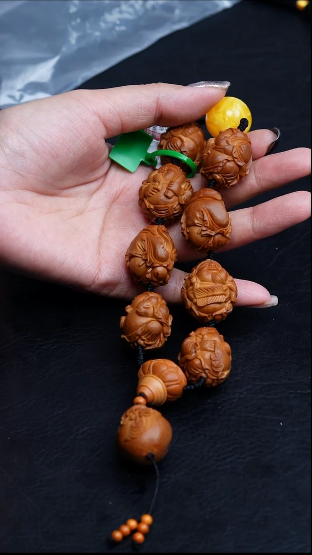 【闪购商品】橄榄核手串/手链23刀痕财神