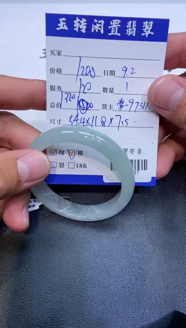 颈饰未镶嵌翡翠手镯多人-705337